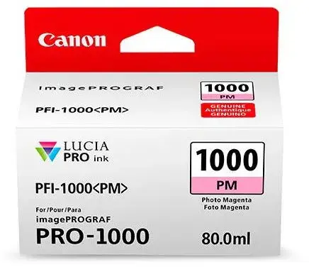 Cartus cerneala Canon PFI-1000PM, 80 ml (Magenta)