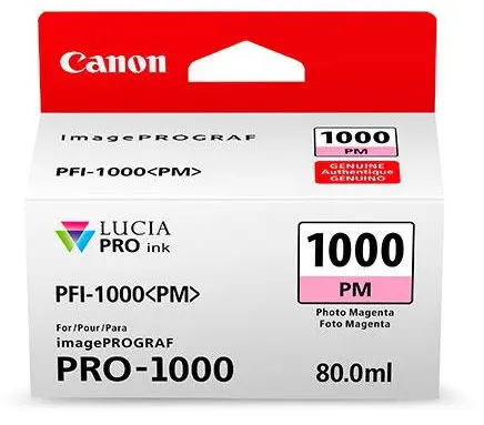 Cartus cerneala Canon PFI-1000PM, 80 ml (Magenta)