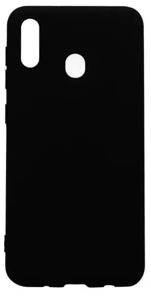Protectie Spate Lemontti Silky LEMSLKM20N pentru Samsung Galaxy M20 (Negru)