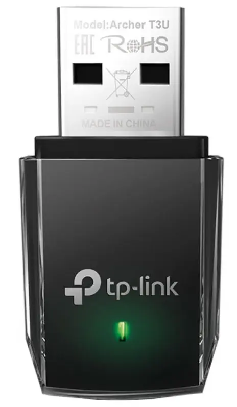 Adaptor Wireless TP-LINK Archer T3U, Dual Band, 1300 Mbps, USB 3.0 (Negru)
