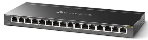 Switch TP-LINK TL-SG116E, Gigabit, 16 Porturi (Negru)