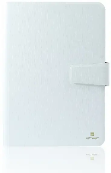 Husa Book cover Just Must Joy JMJOY8-9WH pentru tablete de la 8inch pana la 9inch (Alb)