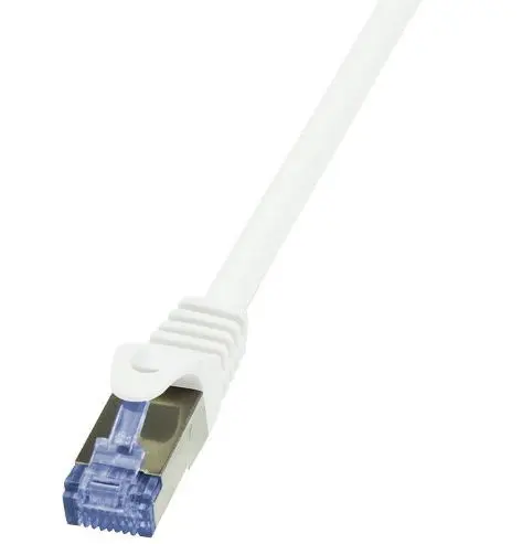 Cablu S/FTP LogiLink CQ3011S, Cat.6A, Patchcord (Alb)