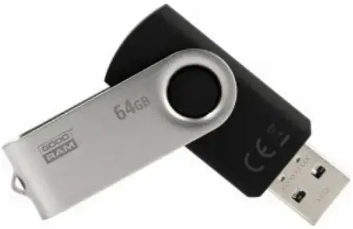 Stick USB GOODRAM UTS3, 64GB, USB 3.0 (Negru)