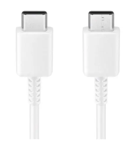 Cablu de date Samsung EP-DA705BWEGWW, USB Type-C - USB Type-C, 1m (Alb)