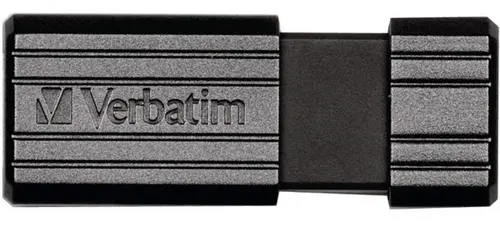 Stick USB Verbatim Pinstripe, USB 2.0, 128GB (Negru)