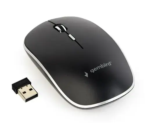 Mouse Wireless Gembird MUSW-4B-01, 1600 DPI (Negru)