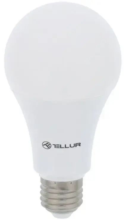 Bec inteligent LED Tellur TLL331001, Wireless, E27, 10W, 1000lm, Lumina Alba/Calda, Reglabil (Alb)