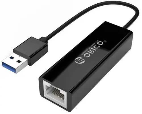 Placa de retea Orico UTJ-U3, USB 3.0 (Negru)