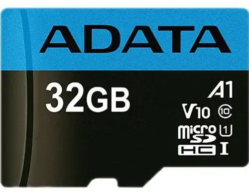 Card de memorie ADATA Premier, MicroSDHC, 32GB, UHS-I, Class 10 + Adaptor microSD
