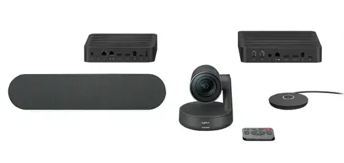 Sistem videoconferinta Logitech 960-001218 Rally, Ultra-HD 4K, Zoom 15X (Negru)