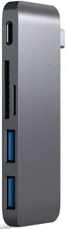 Hub USB Satechi ST-TCUPM, 2 x USB 3.0, USB Type-C (Gri)