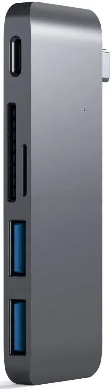 Hub USB Satechi ST-TCUPM, 2 x USB 3.0, USB Type-C (Gri)