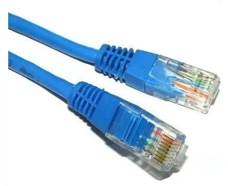 CABLU UTP Spacer SP-PT-CAT5-0.5M-BL, Patch cord, CAT.5e, 0.5 m (Albastru)