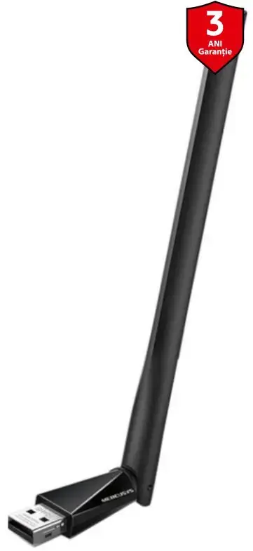 Adaptor wireless Mercusys MU6H, Dual-Band (Negru)