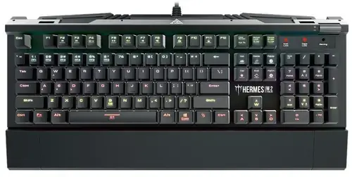 Tastatura Gaming Gamdias Hermes M2, Optical Brown (Negru/Argintiu)