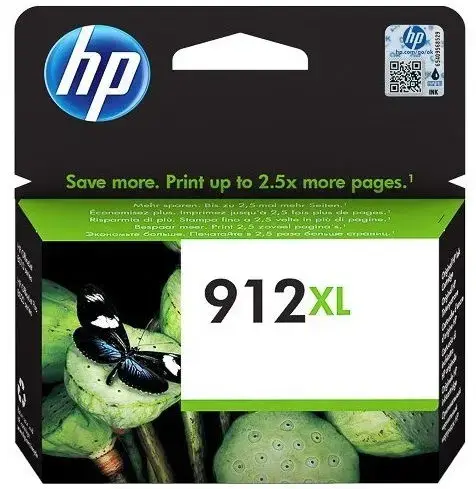 Cartus Cerneala HP 912XL, acoperire 825 pagini (Galben)