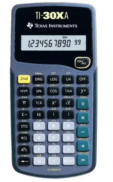 Calculator stiintific Texas Instruments TI-30XA, 10 digiti