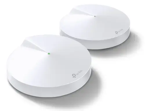 Sistem Wireless Mesh TP-LINK Deco M5, Gigabit, Dual Band, 1300 Mbps, Pack of 2, 4 Antene interne (Alb)