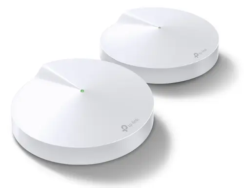 Sistem Wireless Mesh TP-LINK Deco M5, Gigabit, Dual Band, 1300 Mbps, Pack of 2, 4 Antene interne (Alb)