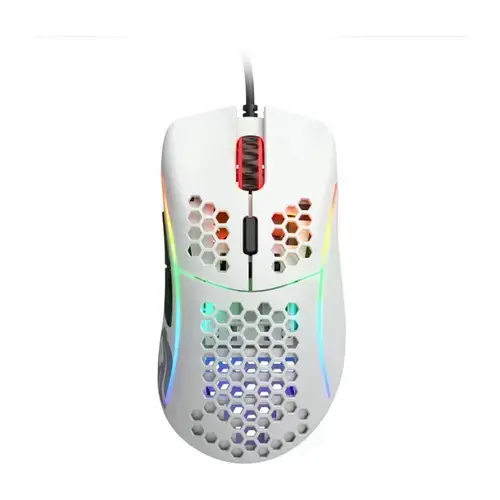 Mouse Gaming Glorious Model D, RGB, USB, 12000 DPI (Alb)