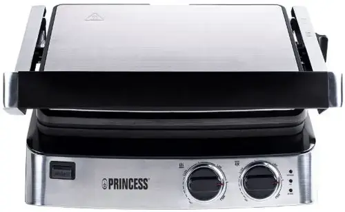 Gratar electric Princess 0111730001001, 2000W, 29x23 cm (Inox)