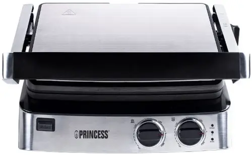 Gratar electric Princess 0111730001001, 2000W, 29x23 cm (Inox)