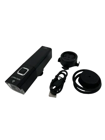 Far LED Gaciron V10-500, 500 Lumeni, Baterie Reincarcabila 2200 mah, Rezistenta la Apa IPX6 (Negru)