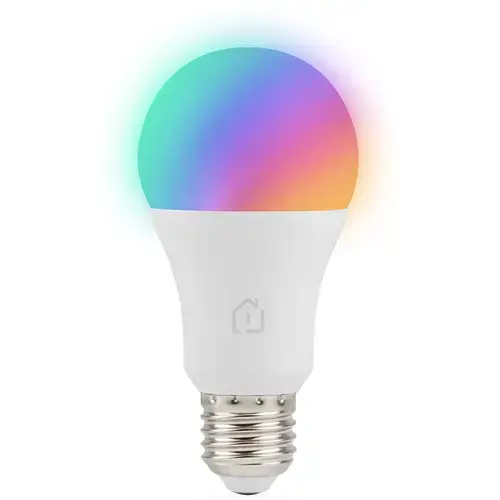 Bec Smart Lanberg SM01-WBE27, Wi-Fi, RGBW LED, E27, 9W, 800 lumeni (Alb)