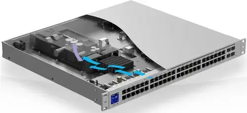 Switch Ubiquiti UniFi Pro USW-PRO-48-POE, Gigabit, 48 Porturi, PoE
