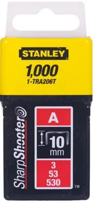 Pachet 1000 capse Stanley 10 mm