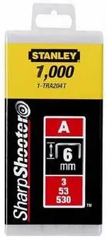 Pachet 1000 capse Stanley 6 mm