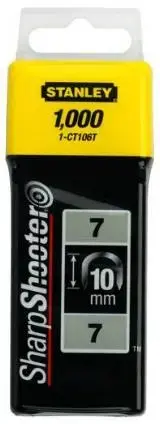 Pachet 1000 Capse Stanley 1-CT106T, 10 mm