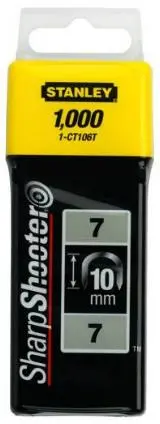 Pachet 1000 Capse Stanley 1-CT106T, 10 mm