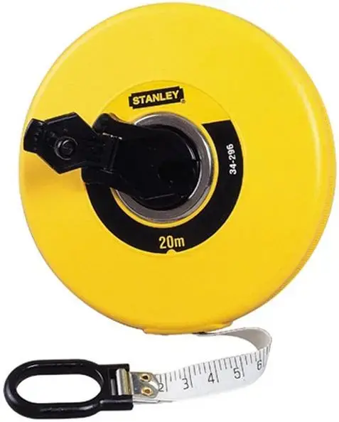 Ruleta Stanley 0-34-296, banda din fibra de sticla, 20 m