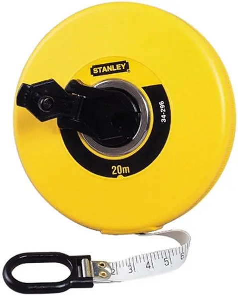 Ruleta Stanley 0-34-296, banda din fibra de sticla, 20 m
