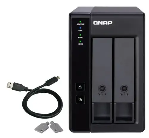 Direct Attached Storage QNAP TR-002, 2-Bay, USB Type-C