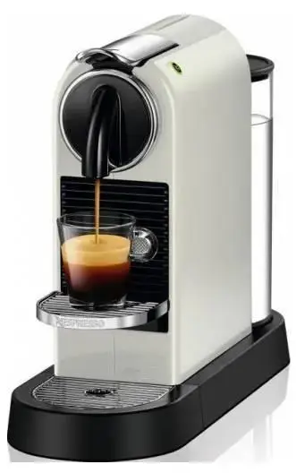 Espressor cu capsule Nespresso-Delonghi EN167W Citiz, 1260W, 1l, 19 bar (Alb-Negru)