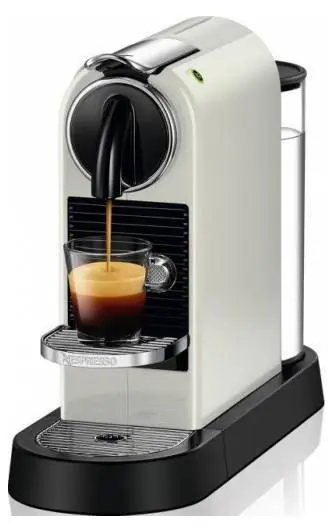 Espressor cu capsule Nespresso-Delonghi EN167W Citiz, 1260W, 1l, 19 bar (Alb-Negru)
