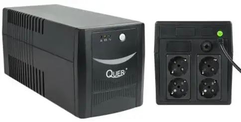 UPS Quer Micropower, 1000VA/600W, 4 x Schuko (Negru)