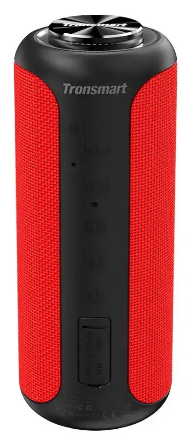 Boxa Portabila Tronsmart Element T6 Plus Upgraded, Bluetooth, 40W, NFC, IPX6 (Rosu)