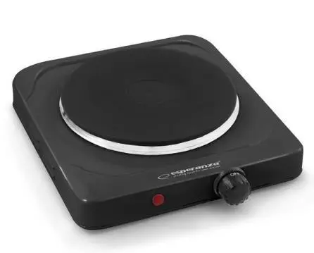 Plita electrica Esperanza EKH002K PINATUBO, 1500W (Neagra)