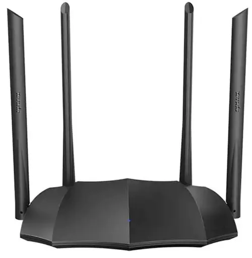 Router Wireless Tenda AC8, Gigabit, Dual Band, 1200 Mbps, 4 Antene externe (Negru)