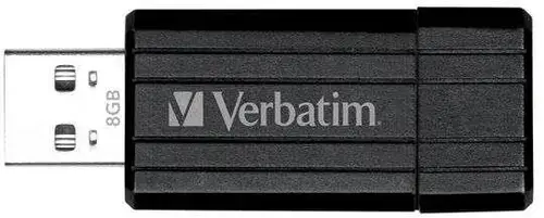 Stick USB Verbatim Store n Go PinStripe 8GB (Negru)