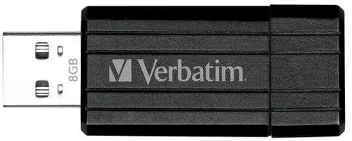Stick USB Verbatim Store n Go PinStripe 8GB (Negru)