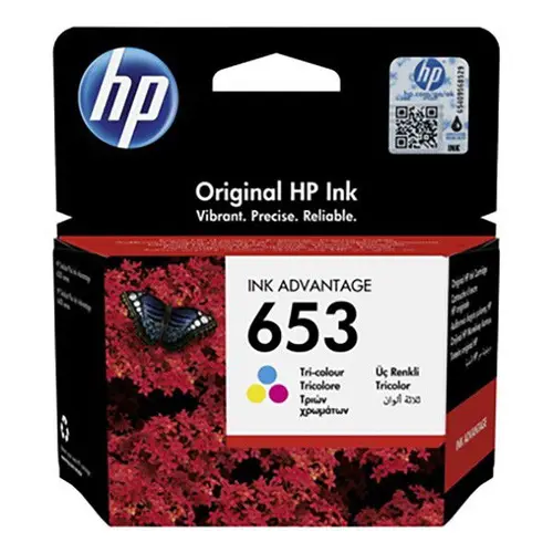 Cartus cerneala HP 653, acoperire 200 pagini (Color)
