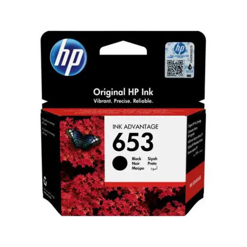 Cartus cerneala HP 653, acoperire 360 pagini (Negru)