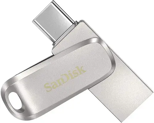 Stick USB SanDisk Ultra Dual Drive Luxe, 512GB, USB 3.0/USB Type-C (Argintiu)