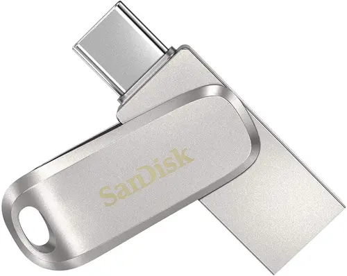 Stick USB SanDisk Ultra Dual Drive Luxe, 512GB, USB 3.0/USB Type-C (Argintiu)