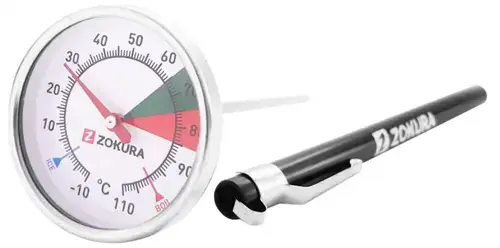 Termometru pentru lapte Zokura Z1186, -10 / 110 °C (Inox)
